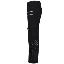 PUNK RAVE Pantalon 'Calargaff' Noir -ALCHEMY GOTHIC shop pantalon calargaff noir 9