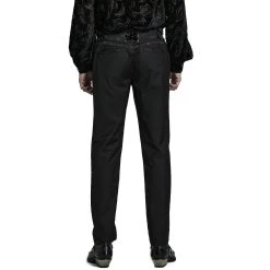 PUNK RAVE Pantalon 'Cannabas' Noir -ALCHEMY GOTHIC shop pantalon cannabas noir 10