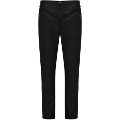 PUNK RAVE Pantalon 'Cannabas' Noir -ALCHEMY GOTHIC shop pantalon cannabas noir 12