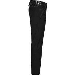 PUNK RAVE Pantalon 'Cannabas' Noir -ALCHEMY GOTHIC shop pantalon cannabas noir 14