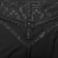 PUNK RAVE Pantalon 'Cannabas' Noir -ALCHEMY GOTHIC shop pantalon cannabas noir 15