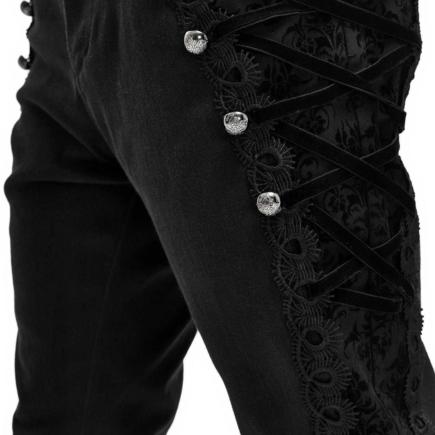 DEVIL FASHION Pantalon 'Coffin' Noir 14 DEVIL FASHION Pantalon 'Coffin' Noir – Image 12