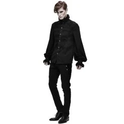DEVIL FASHION Pantalon 'Coffin' Noir 22 DEVIL FASHION Pantalon 'Coffin' Noir -ALCHEMY GOTHIC shop pantalon coffin noir 2