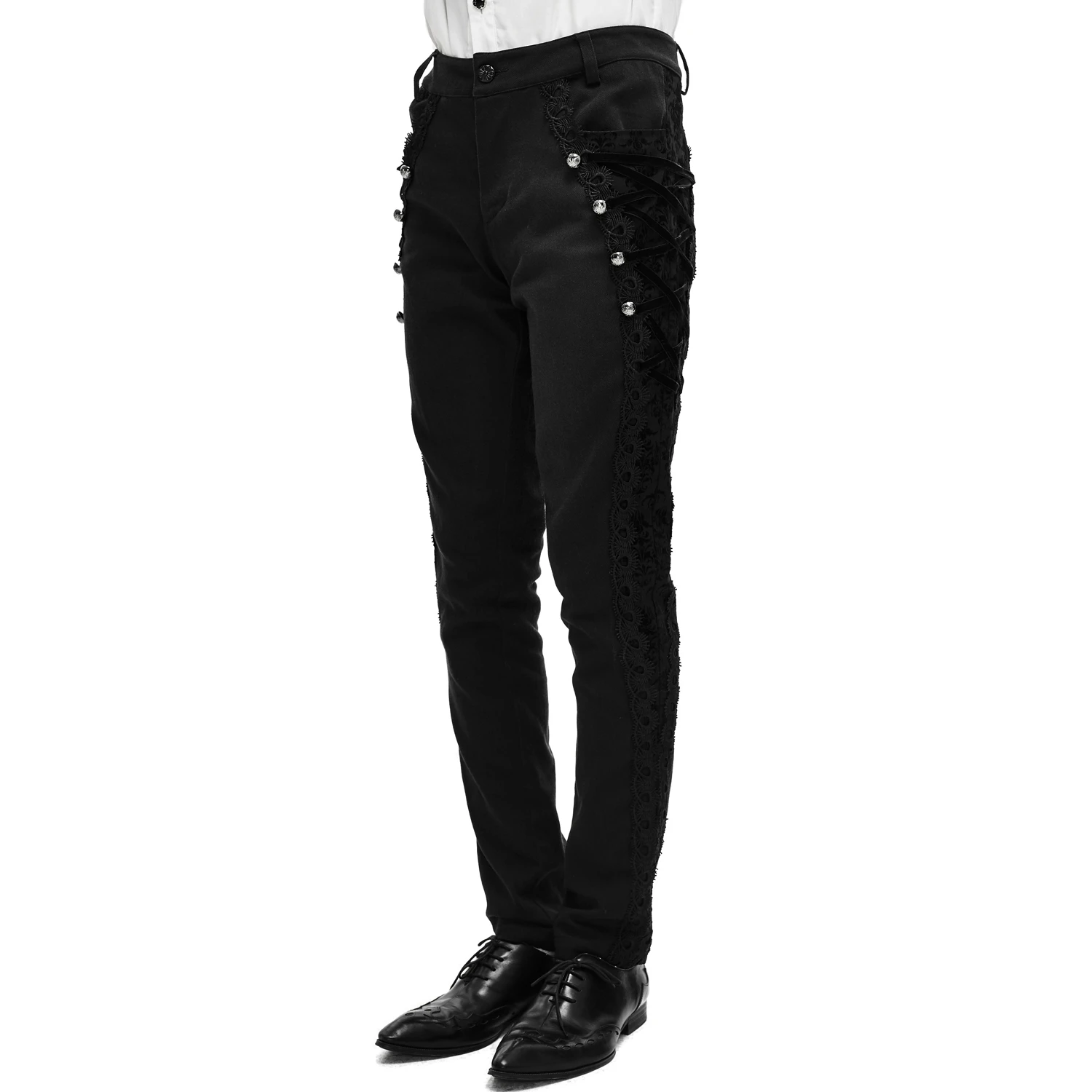 DEVIL FASHION Pantalon 'Coffin' Noir 8 DEVIL FASHION Pantalon 'Coffin' Noir – Image 6