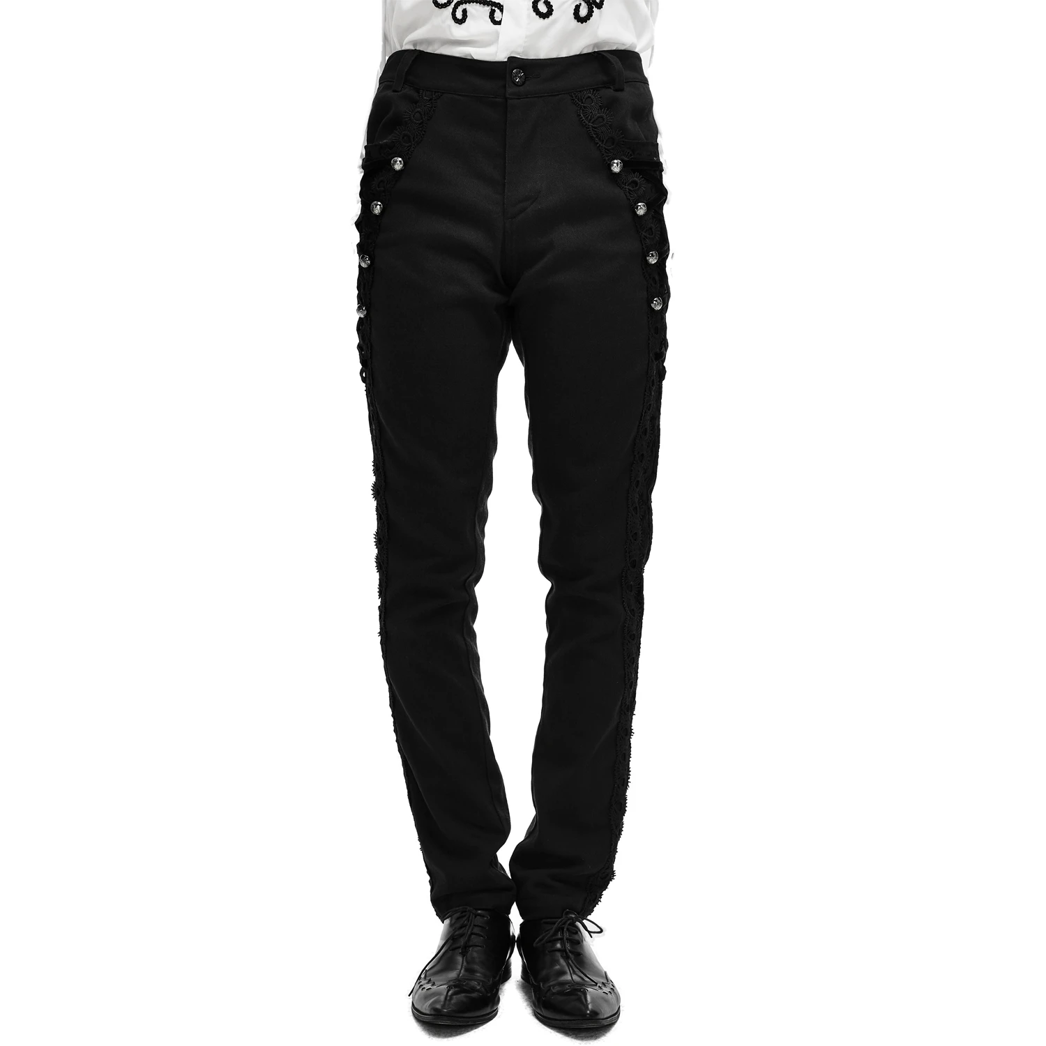 DEVIL FASHION Pantalon 'Coffin' Noir 9 DEVIL FASHION Pantalon 'Coffin' Noir – Image 7