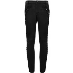 DEVIL FASHION Pantalon 'Coffin' Noir 27 DEVIL FASHION Pantalon 'Coffin' Noir -ALCHEMY GOTHIC shop pantalon coffin noir 7