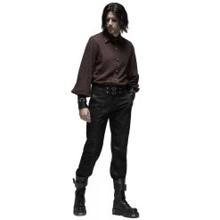 PUNK RAVE Pantalon 'Coyote' Noir -ALCHEMY GOTHIC shop pantalon coyote noir 3