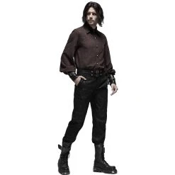 PUNK RAVE Pantalon 'Coyote' Noir -ALCHEMY GOTHIC shop pantalon coyote noir 4