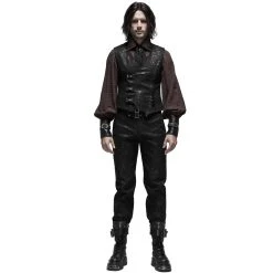 PUNK RAVE Pantalon 'Coyote' Noir -ALCHEMY GOTHIC shop pantalon coyote noir 5