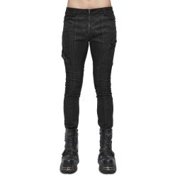 DEVIL FASHION Pantalon 'Cyber Game' Noir