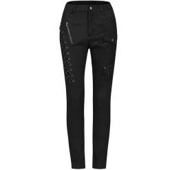 PUNK RAVE Pantalon 'Dark Blood' Noir 31 PUNK RAVE Pantalon 'Dark Blood' Noir -ALCHEMY GOTHIC shop pantalon dark blood noir 11