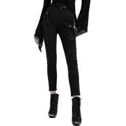 PUNK RAVE Pantalon 'Dark Blood' Noir 27 PUNK RAVE Pantalon 'Dark Blood' Noir -ALCHEMY GOTHIC shop pantalon dark blood noir 7
