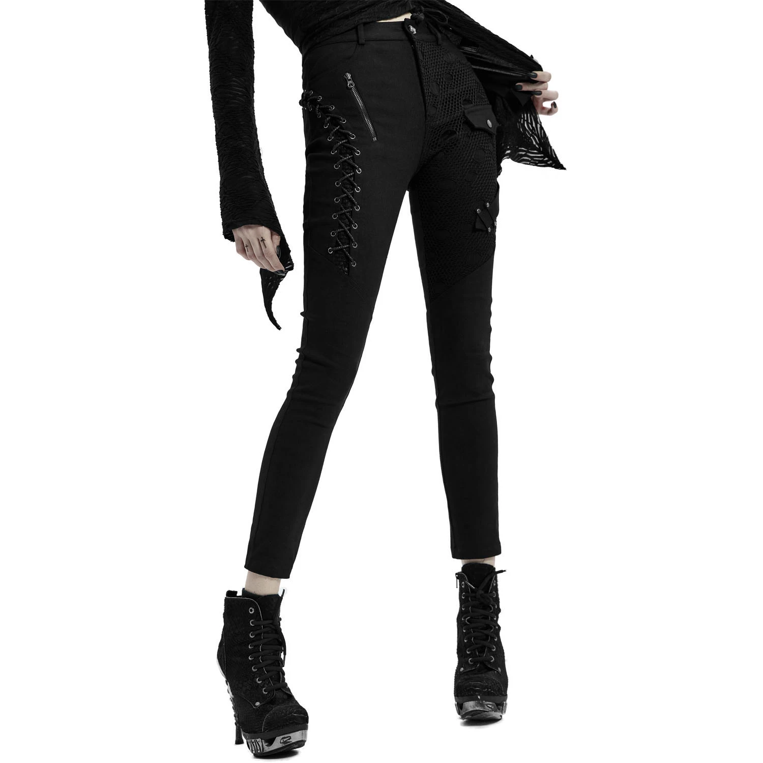 PUNK RAVE Pantalon 'Dark Blood' Noir 12 PUNK RAVE Pantalon 'Dark Blood' Noir – Image 10