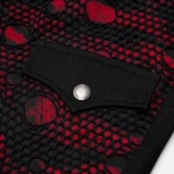 PUNK RAVE Pantalon 'Dark Blood' Noir Et Rouge 32 PUNK RAVE Pantalon 'Dark Blood' Noir Et Rouge -ALCHEMY GOTHIC shop pantalon dark blood noir et rouge 13