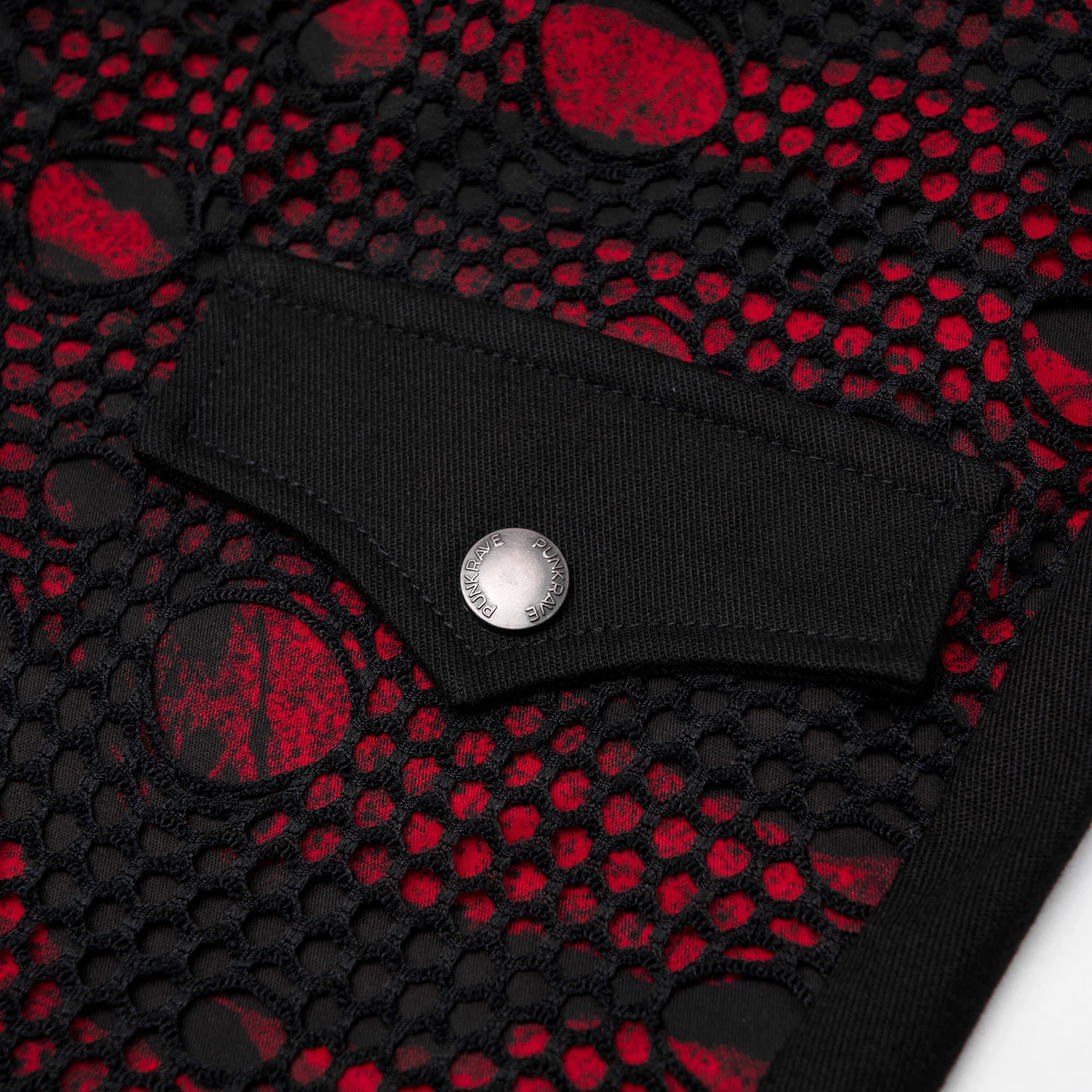 PUNK RAVE Pantalon 'Dark Blood' Noir Et Rouge 16 PUNK RAVE Pantalon 'Dark Blood' Noir Et Rouge – Image 14