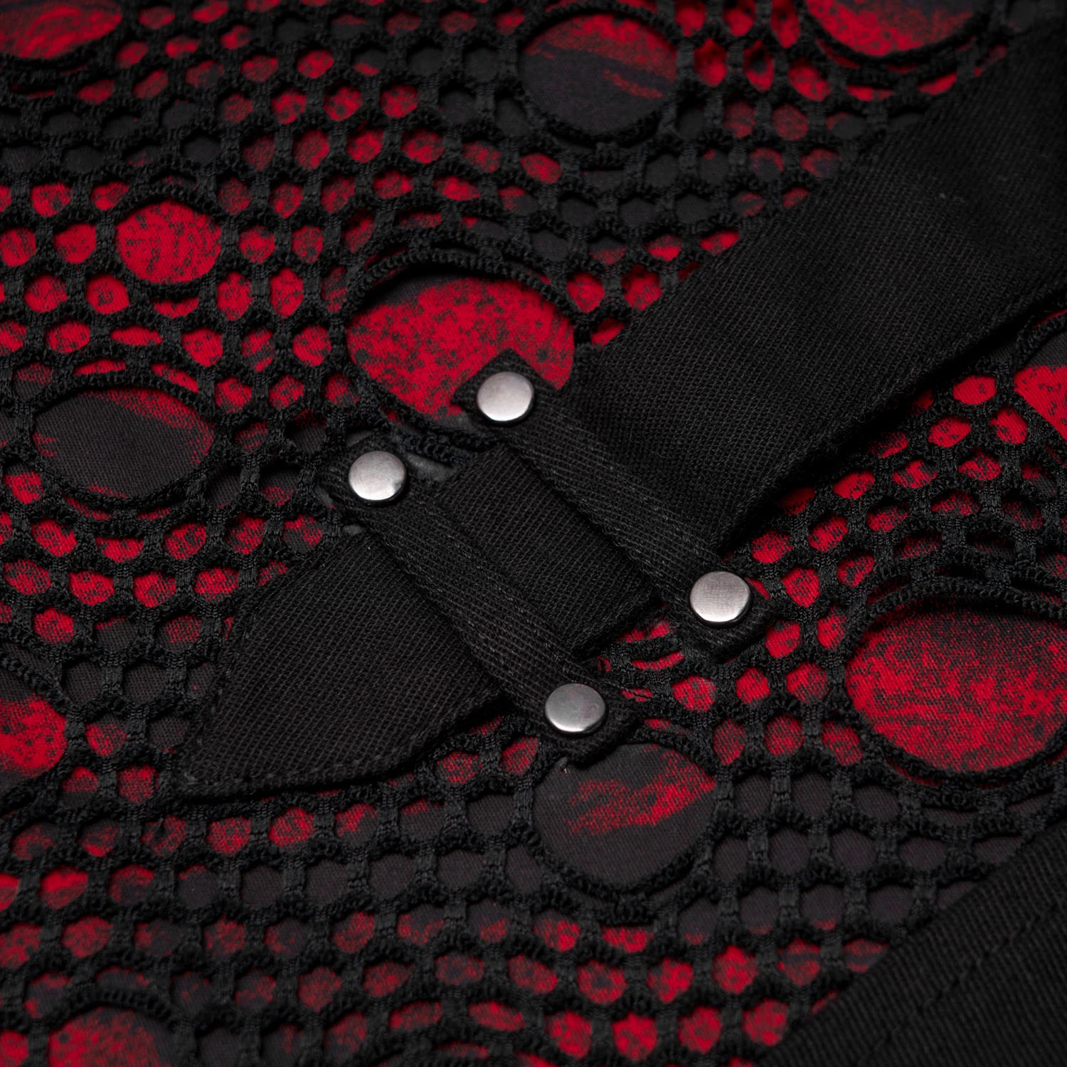 PUNK RAVE Pantalon 'Dark Blood' Noir Et Rouge 17 PUNK RAVE Pantalon 'Dark Blood' Noir Et Rouge – Image 15