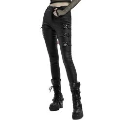 PUNK RAVE Pantalon 'Dark Doll' Noir -ALCHEMY GOTHIC shop pantalon dark doll noir 10