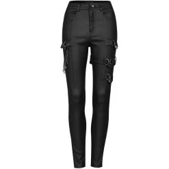 PUNK RAVE Pantalon 'Dark Doll' Noir -ALCHEMY GOTHIC shop pantalon dark doll noir 11