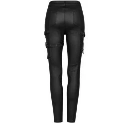 PUNK RAVE Pantalon 'Dark Doll' Noir -ALCHEMY GOTHIC shop pantalon dark doll noir 12