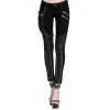 DEVIL FASHION Pantalon 'Dark Punk' Noir