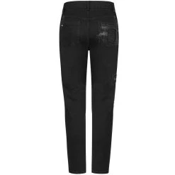 PUNK RAVE Pantalon Decadent 'Black Swamp' Noir -ALCHEMY GOTHIC shop pantalon decadent black swamp noir 12