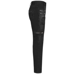 PUNK RAVE Pantalon Decadent 'Black Swamp' Noir -ALCHEMY GOTHIC shop pantalon decadent black swamp noir 13