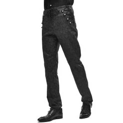 DEVIL FASHION Pantalon 'Desmond' Noir -ALCHEMY GOTHIC shop pantalon desmond noir 9