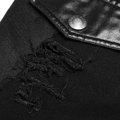 PUNK RAVE Pantalon 'Destruction Unit' Noir -ALCHEMY GOTHIC shop pantalon destruction unit noir 10