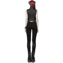 PUNK RAVE Pantalon 'Destruction Unit' Noir -ALCHEMY GOTHIC shop pantalon destruction unit noir 2