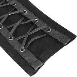 DEVIL FASHION Pantalon 'Distressed' Noir -ALCHEMY GOTHIC shop pantalon distressed noir 19