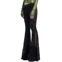 PUNK RAVE Pantalon Evasé 'Serpentine' Noir -ALCHEMY GOTHIC shop pantalon evase serpentine noir 7