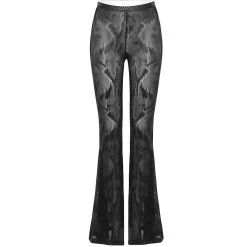 PUNK RAVE Pantalon Evasé 'Serpentine' Noir -ALCHEMY GOTHIC shop pantalon evase serpentine noir 9