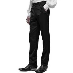 PUNK RAVE Pantalon Goth 'Bat Pockets' Noir -ALCHEMY GOTHIC shop pantalon goth bat pockets noir 10