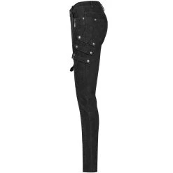 PUNK RAVE Pantalon 'Gothic Trooper' Noir 33 PUNK RAVE Pantalon 'Gothic Trooper' Noir -ALCHEMY GOTHIC shop pantalon gothic trooper noir 11