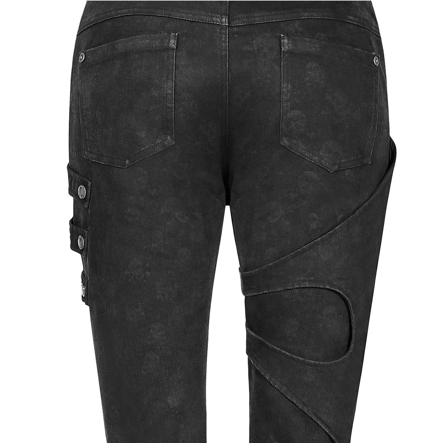 PUNK RAVE Pantalon 'Gothic Trooper' Noir 16 PUNK RAVE Pantalon 'Gothic Trooper' Noir – Image 14