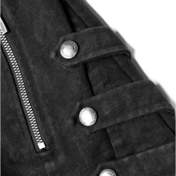 PUNK RAVE Pantalon 'Gothic Trooper' Noir 38 PUNK RAVE Pantalon 'Gothic Trooper' Noir -ALCHEMY GOTHIC shop pantalon gothic trooper noir 16