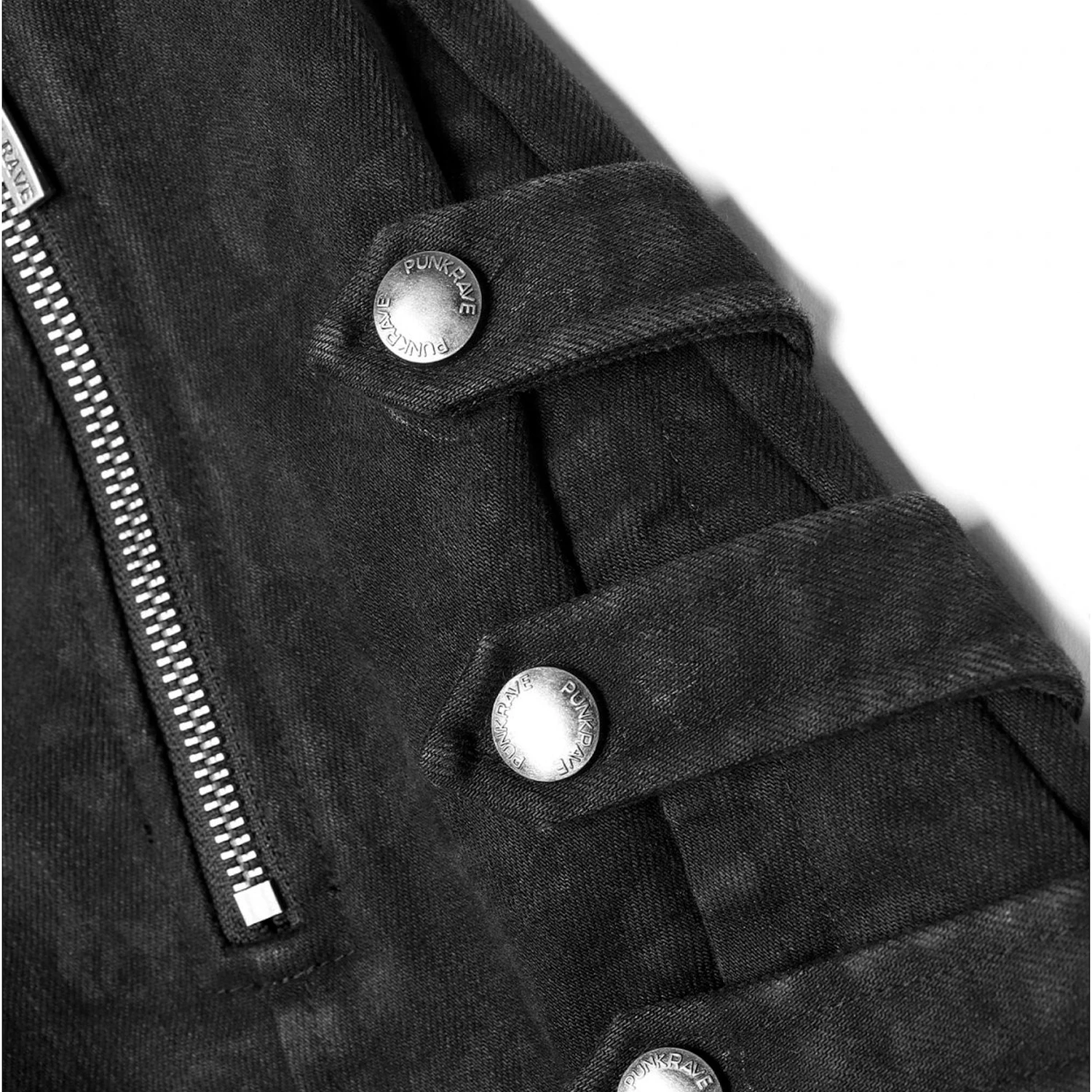 PUNK RAVE Pantalon 'Gothic Trooper' Noir 19 PUNK RAVE Pantalon 'Gothic Trooper' Noir – Image 17