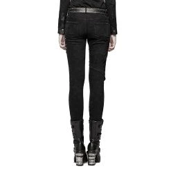 PUNK RAVE Pantalon 'Gothic Trooper' Noir 28 PUNK RAVE Pantalon 'Gothic Trooper' Noir -ALCHEMY GOTHIC shop pantalon gothic trooper noir 6