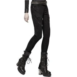 PUNK RAVE Pantalon 'Gothic Trooper' Noir 29 PUNK RAVE Pantalon 'Gothic Trooper' Noir -ALCHEMY GOTHIC shop pantalon gothic trooper noir 7