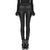 PUNK RAVE Pantalon Gothique 'Black Soiree' Noir -ALCHEMY GOTHIC shop pantalon gothique black soiree noir