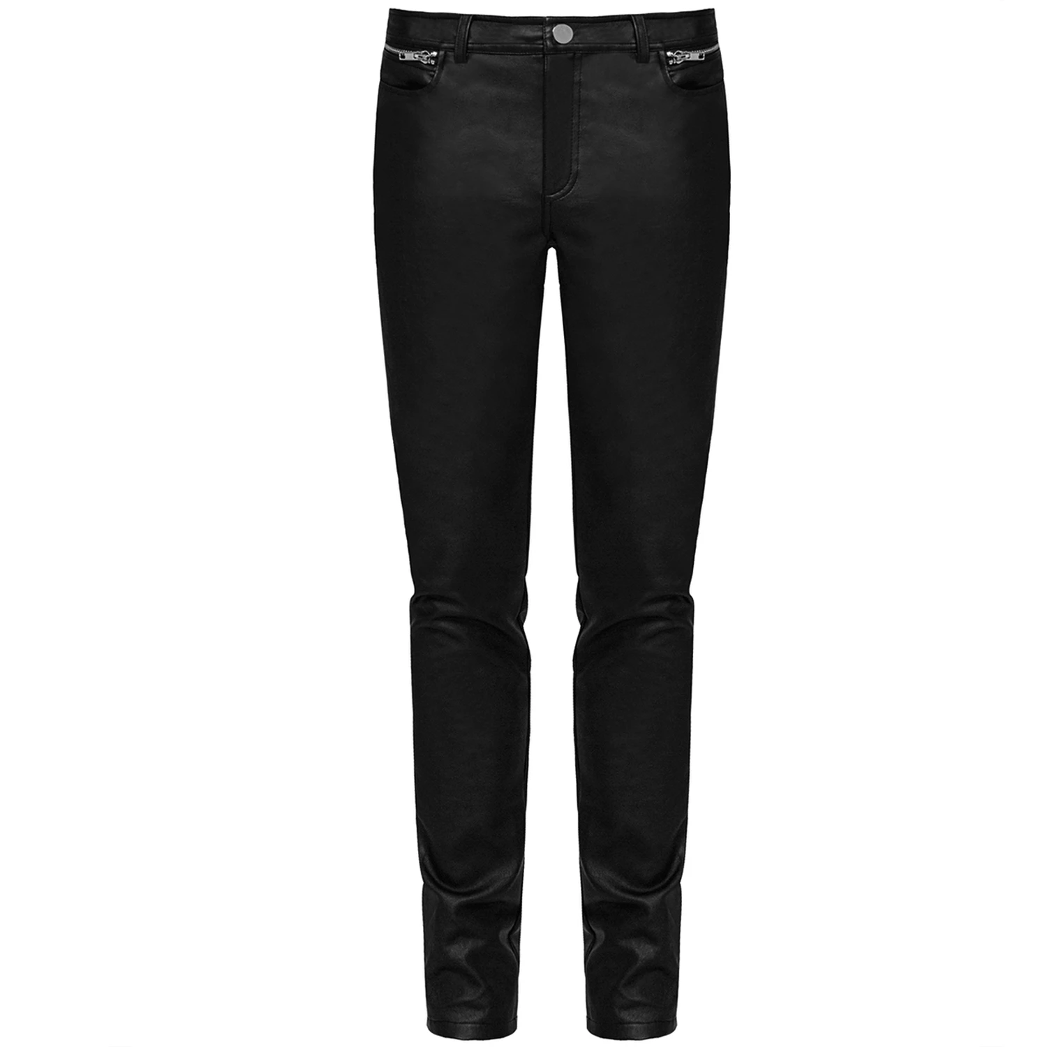 PUNK RAVE Pantalon Gothique 'Dementor' En Simili-Cuir Noir 13 PUNK RAVE Pantalon Gothique 'Dementor' En Simili-Cuir Noir – Image 11