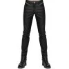 PUNK RAVE Pantalon Gothique 'Dementor' En Simili-Cuir Noir 2 PUNK RAVE Pantalon Gothique 'Dementor' En Simili-Cuir Noir -ALCHEMY GOTHIC shop pantalon gothique dementor en simili cuir noir