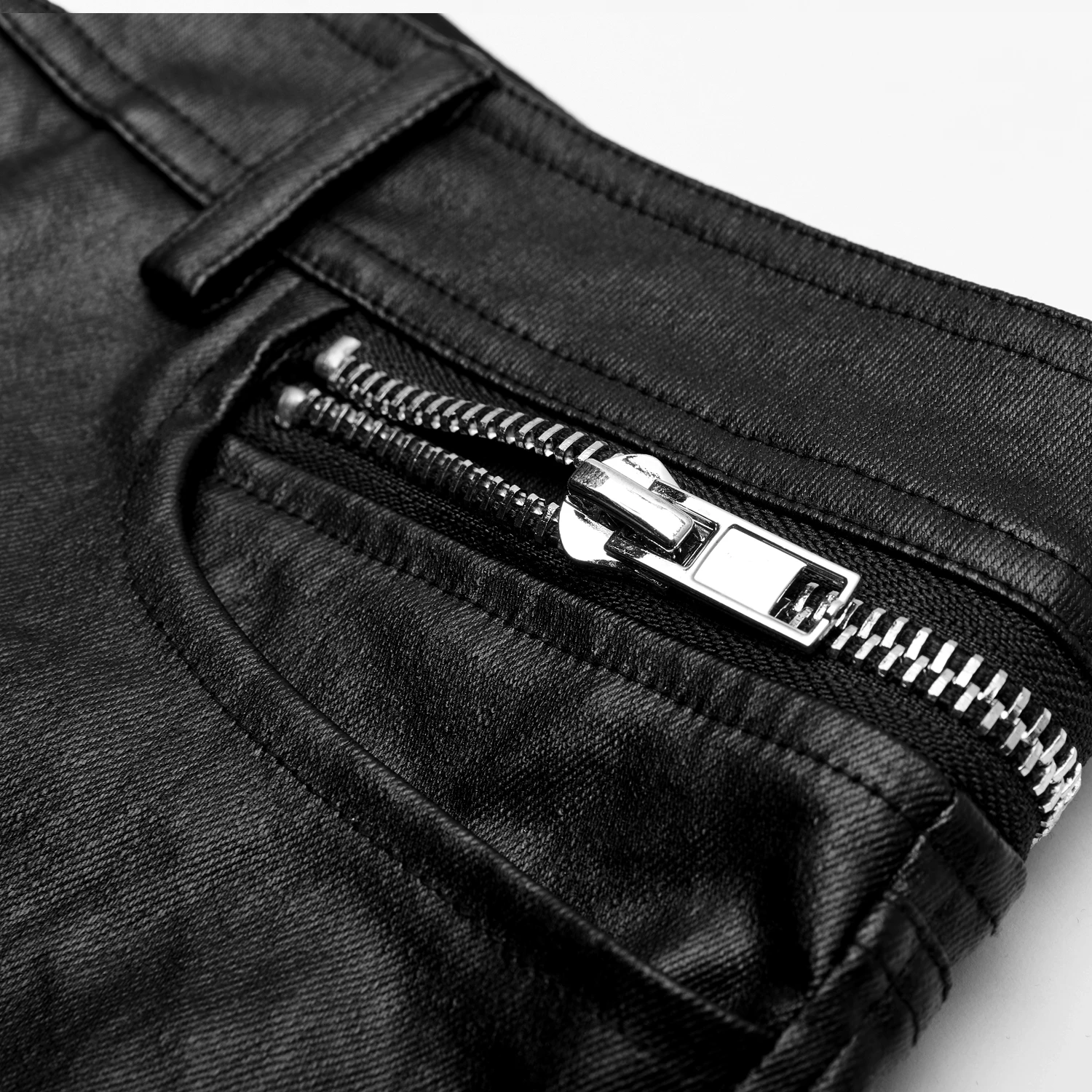 PUNK RAVE Pantalon Gothique 'Dementor' En Simili-Cuir Noir 17 PUNK RAVE Pantalon Gothique 'Dementor' En Simili-Cuir Noir – Image 15