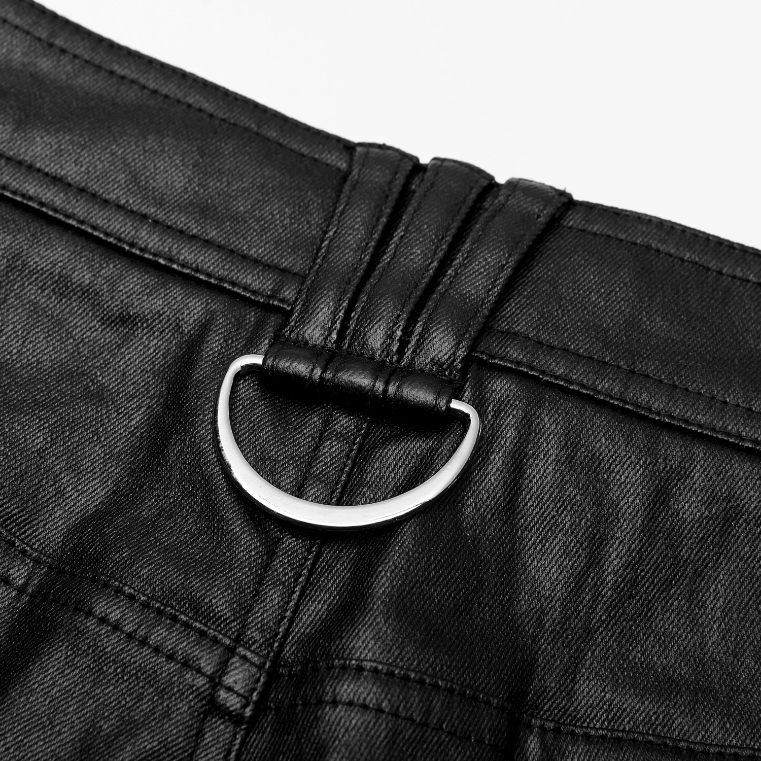 PUNK RAVE Pantalon Gothique 'Dementor' En Simili-Cuir Noir 18 PUNK RAVE Pantalon Gothique 'Dementor' En Simili-Cuir Noir – Image 16