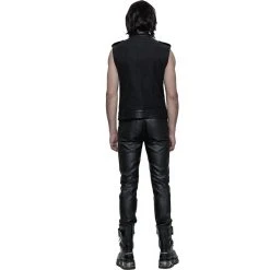 PUNK RAVE Pantalon Gothique 'Dementor' En Simili-Cuir Noir 22 PUNK RAVE Pantalon Gothique 'Dementor' En Simili-Cuir Noir -ALCHEMY GOTHIC shop pantalon gothique dementor en simili cuir noir 2