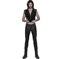 PUNK RAVE Pantalon Gothique 'Dementor' En Simili-Cuir Noir 25 PUNK RAVE Pantalon Gothique 'Dementor' En Simili-Cuir Noir -ALCHEMY GOTHIC shop pantalon gothique dementor en simili cuir noir 5