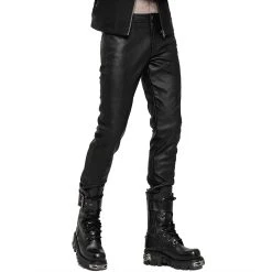 PUNK RAVE Pantalon Gothique 'Dementor' En Simili-Cuir Noir 29 PUNK RAVE Pantalon Gothique 'Dementor' En Simili-Cuir Noir -ALCHEMY GOTHIC shop pantalon gothique dementor en simili cuir noir 9