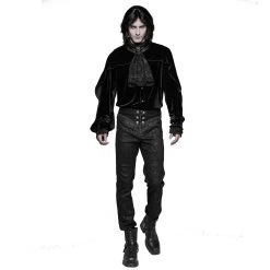 PUNK RAVE Pantalon Gothique Victorien 'Florian' Noir -ALCHEMY GOTHIC shop pantalon gothique victorien florian noir 1