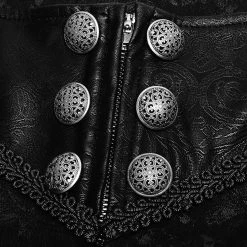 PUNK RAVE Pantalon Gothique Victorien 'Florian' Noir -ALCHEMY GOTHIC shop pantalon gothique victorien florian noir 13