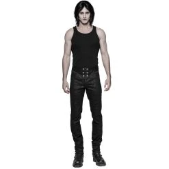 PUNK RAVE Pantalon Gothique Victorien 'Florian' Noir -ALCHEMY GOTHIC shop pantalon gothique victorien florian noir 4